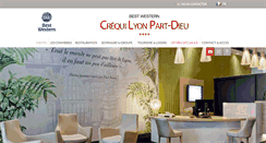 Desktop Screenshot of hotel-crequi.com